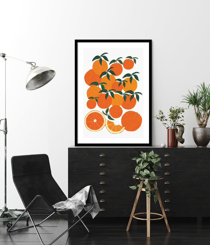 Orange Harvest by Leanne Simpson - Kitchen Art Prints - Food Artwork - The Good Poster Company