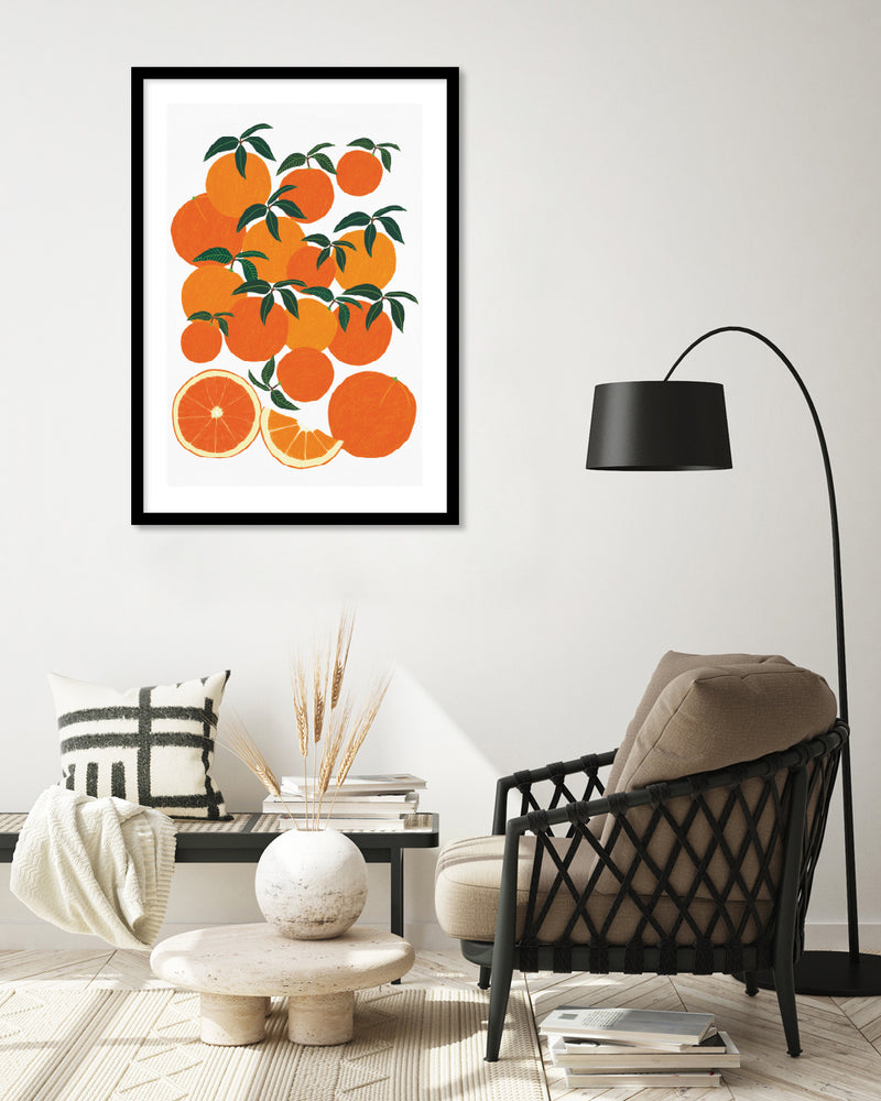 Orange Harvest by Leanne Simpson - Kitchen Art Prints - Food Artwork - The Good Poster Company