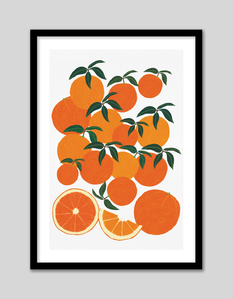 Orange Harvest by Leanne Simpson - Kitchen Art Prints - Food Artwork - The Good Poster Company