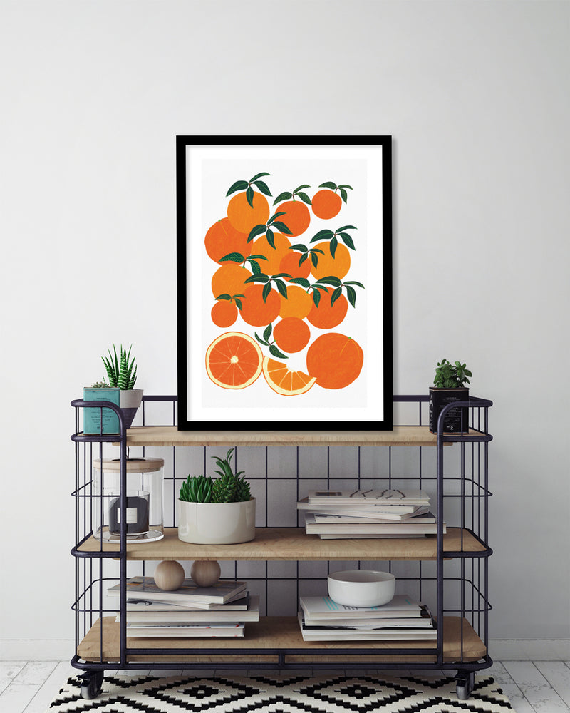 Orange Harvest by Leanne Simpson - Kitchen Art Prints - Food Artwork - The Good Poster Company