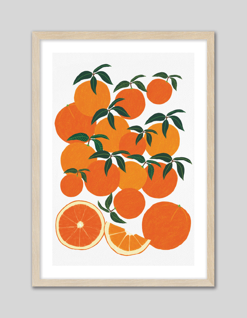 Orange Harvest by Leanne Simpson - Kitchen Art Prints - Food Artwork - The Good Poster Company