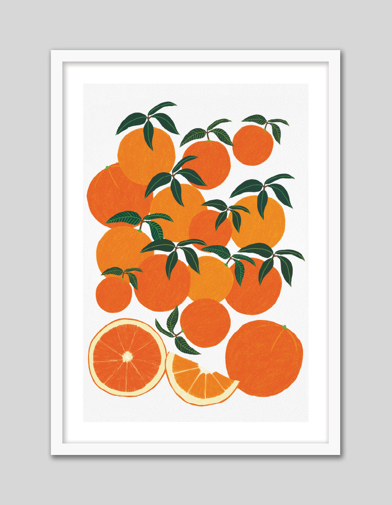 Orange Harvest by Leanne Simpson - Kitchen Art Prints - Food Artwork - The Good Poster Company