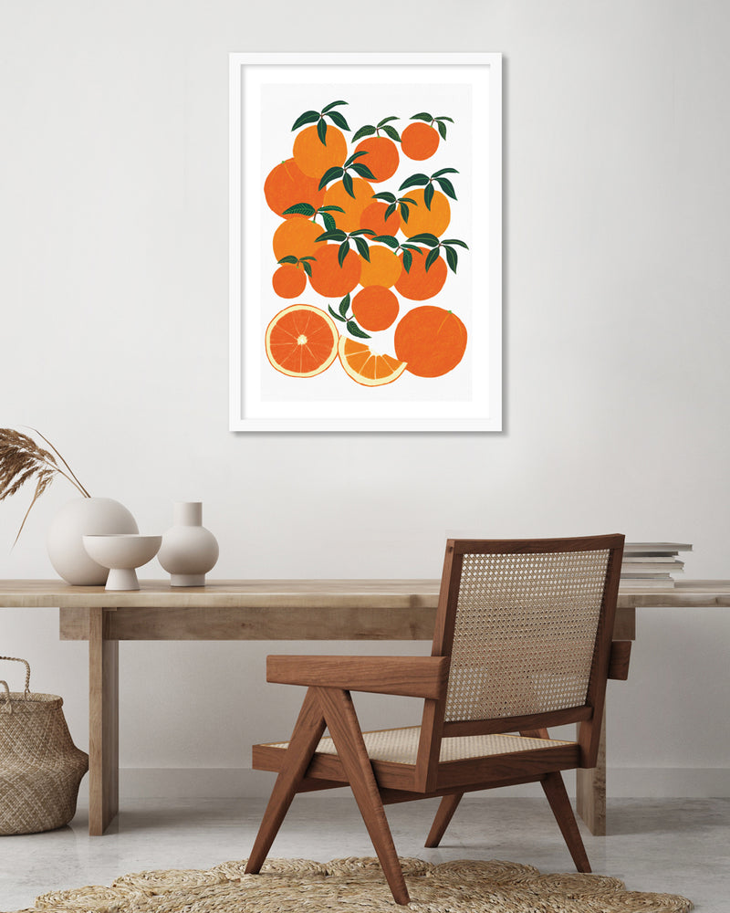 Orange Harvest by Leanne Simpson - Kitchen Art Prints - Food Artwork - The Good Poster Company