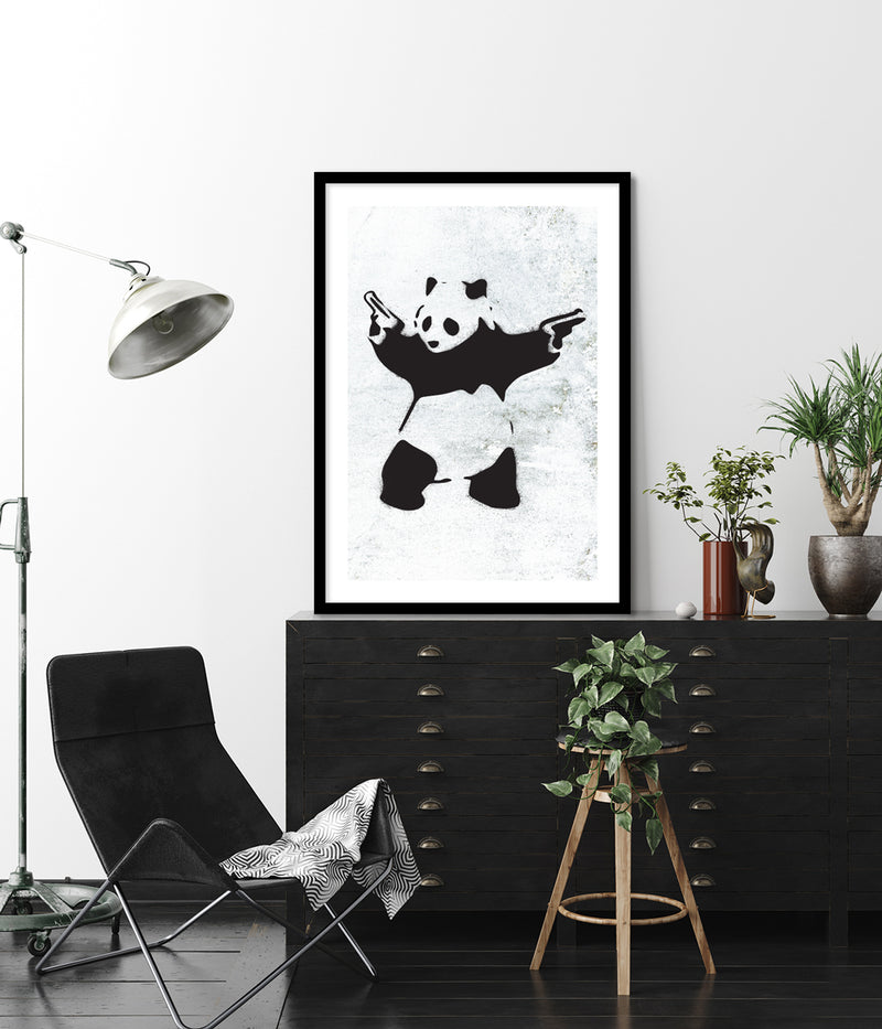 Pandemonium Art Print by Banksy - Banksy Street Art - The Good Poster Company