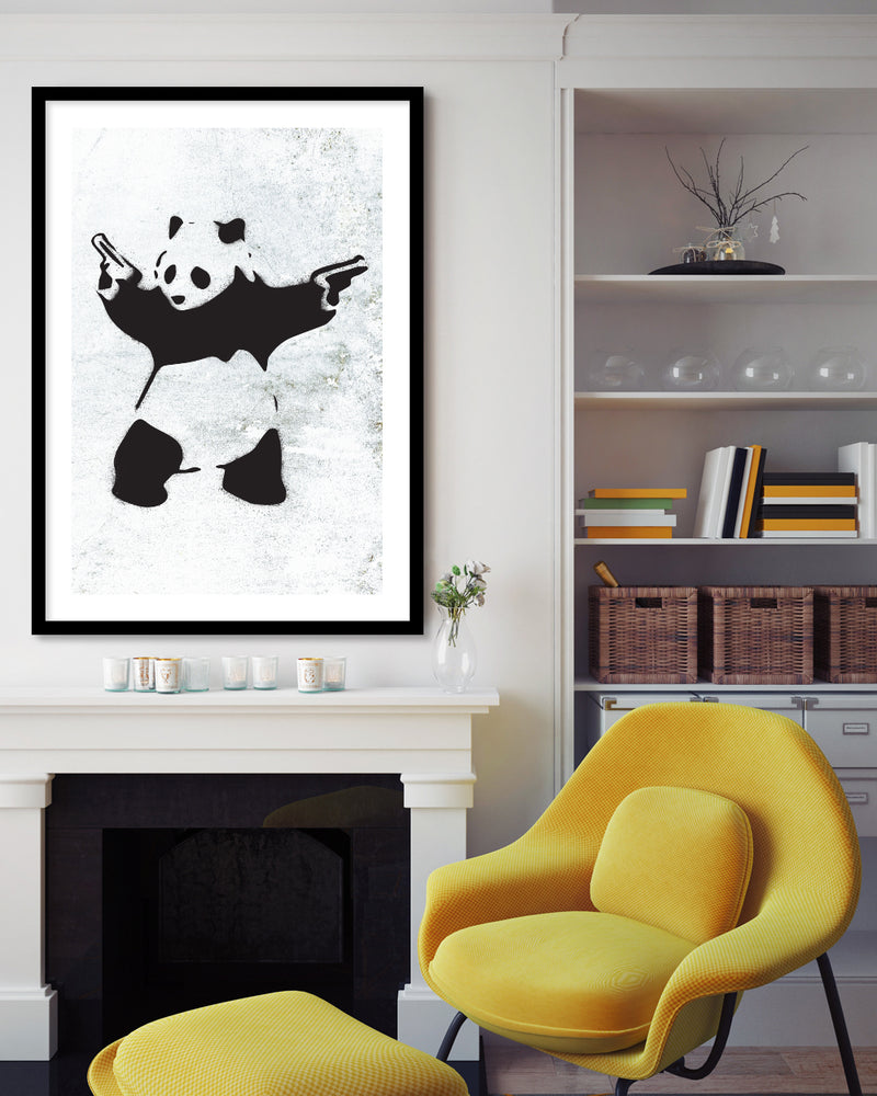 Pandemonium Art Print by Banksy - Banksy Street Art - The Good Poster Company