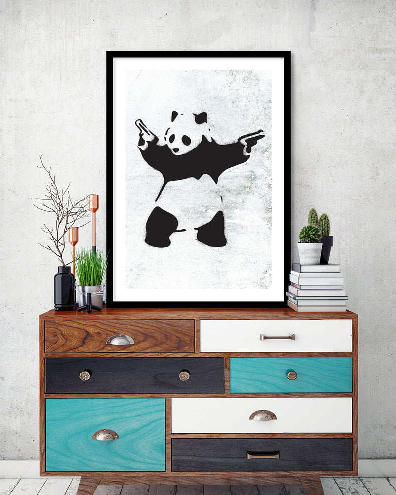 Pandemonium Art Print by Banksy - Banksy Street Art - The Good Poster Company