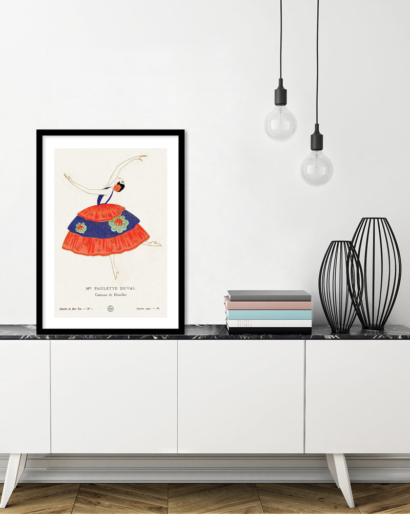 Paulette Duval by Gazette du Bon Ton - Vintage French Art Prints - Vintage Fashion Artwork by The Good Poster Company