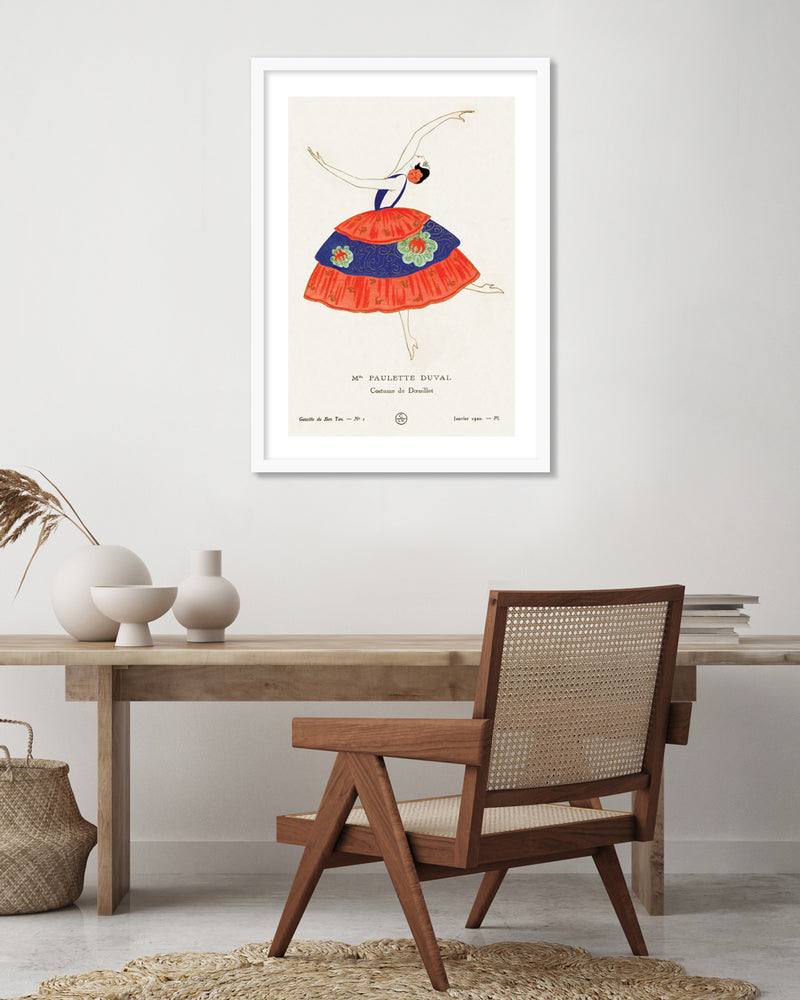 Paulette Duval by Gazette du Bon Ton - Vintage French Art Prints - Vintage Fashion Artwork by The Good Poster Company