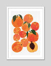 Peach Harvest by Leanne Simpson - Food Art Prints - Kitchen Artwork by The Good Poster Company