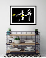 Peel Fiction Art Print by Banksy - Street Art - The Good Poster Company