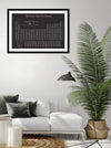 Periodic Table of Elements - Black & White Art Print - The Good Poster Company