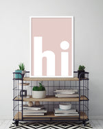 hi Typography Art Prints | Contemporary Art | The Good Poster Company