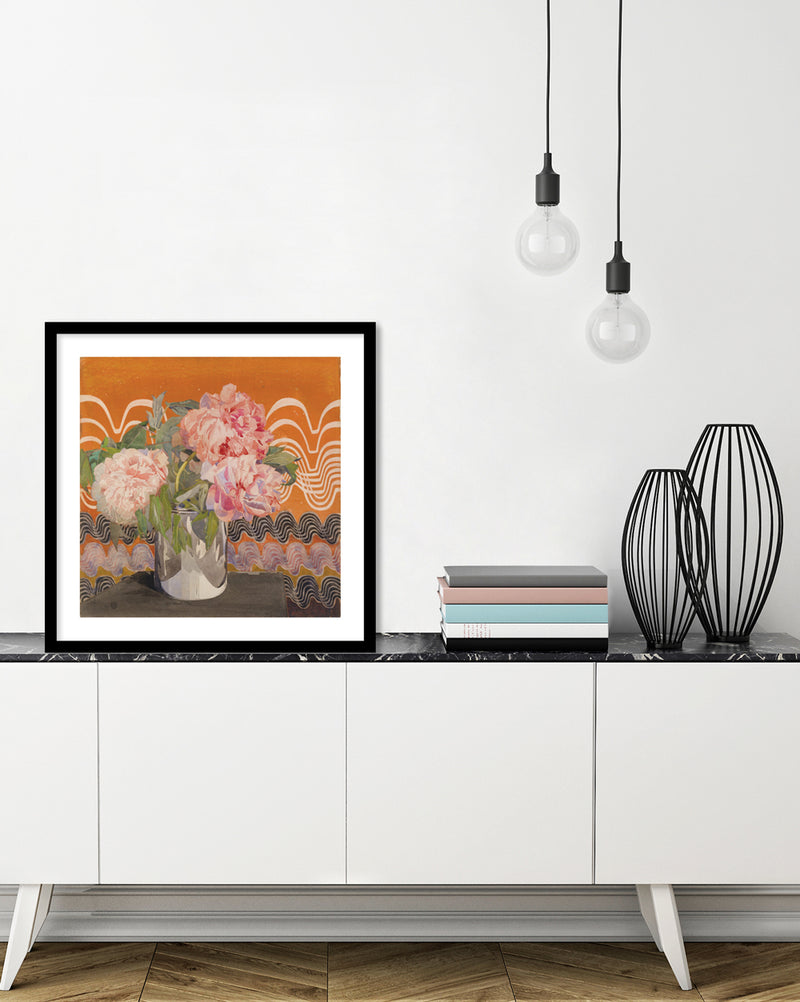 Peonies Art Print by Charles Rennie MackIntosh - Art Deco Artwork - The Good Poster Company