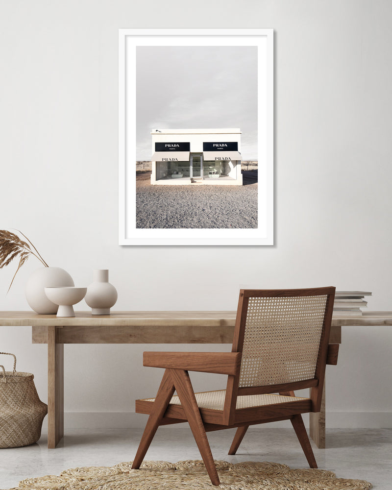 Prada Marfa Photographic Art Print | Fashion Artwork | Contemporary Art | The Good Poster Company