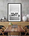 Prada Marfa Photographic Art Print | Fashion Artwork | Black and White Art | The Good Poster Company