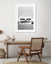Prada Marfa Photographic Art Print | Fashion Artwork | Black and White Art | The Good Poster Company