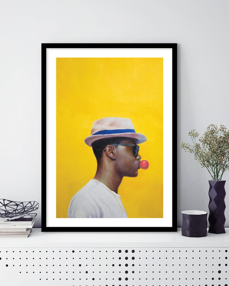 Rocksteady by Alexander Grahovsky - Popular Contemporary Art Prints - Mustard Colour Art - The Good Poster Company