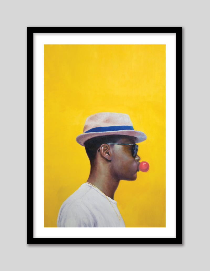 Rocksteady by Alexander Grahovsky - Popular Contemporary Art Prints - Mustard Colour Art - The Good Poster Company