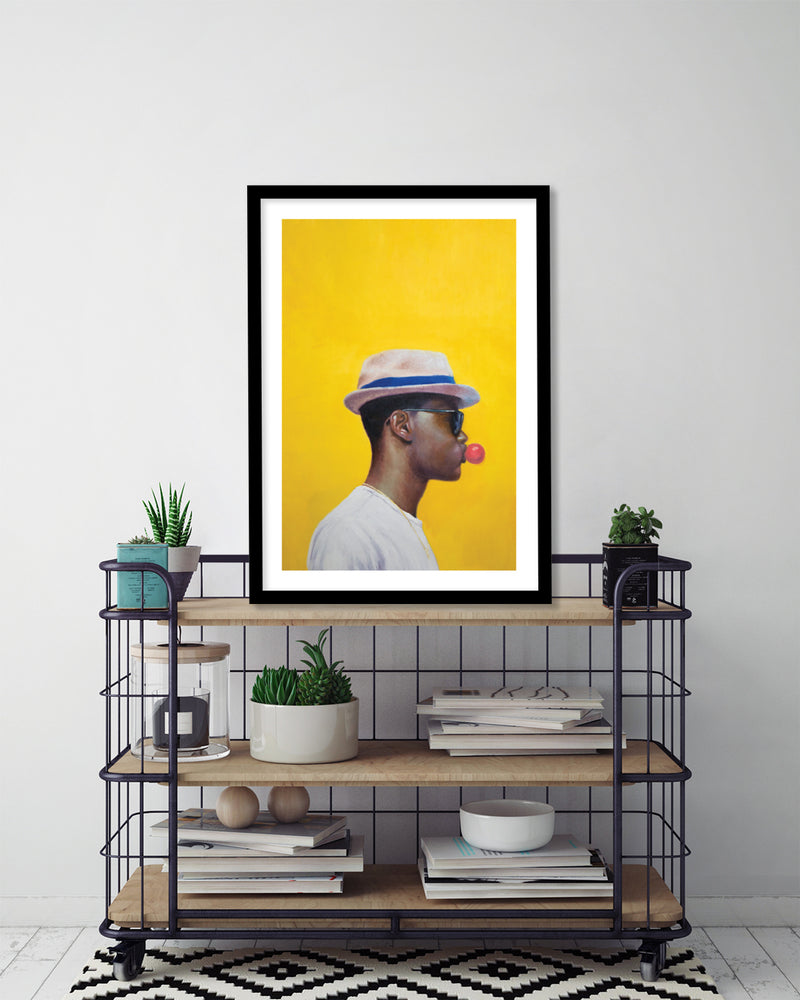 Rocksteady by Alexander Grahovsky - Popular Contemporary Art Prints - Mustard Colour Art - The Good Poster Company