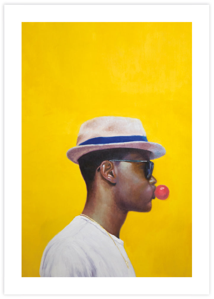 Rocksteady by Alexander Grahovsky - Popular Contemporary Art Prints - Mustard Colour Art - The Good Poster Company