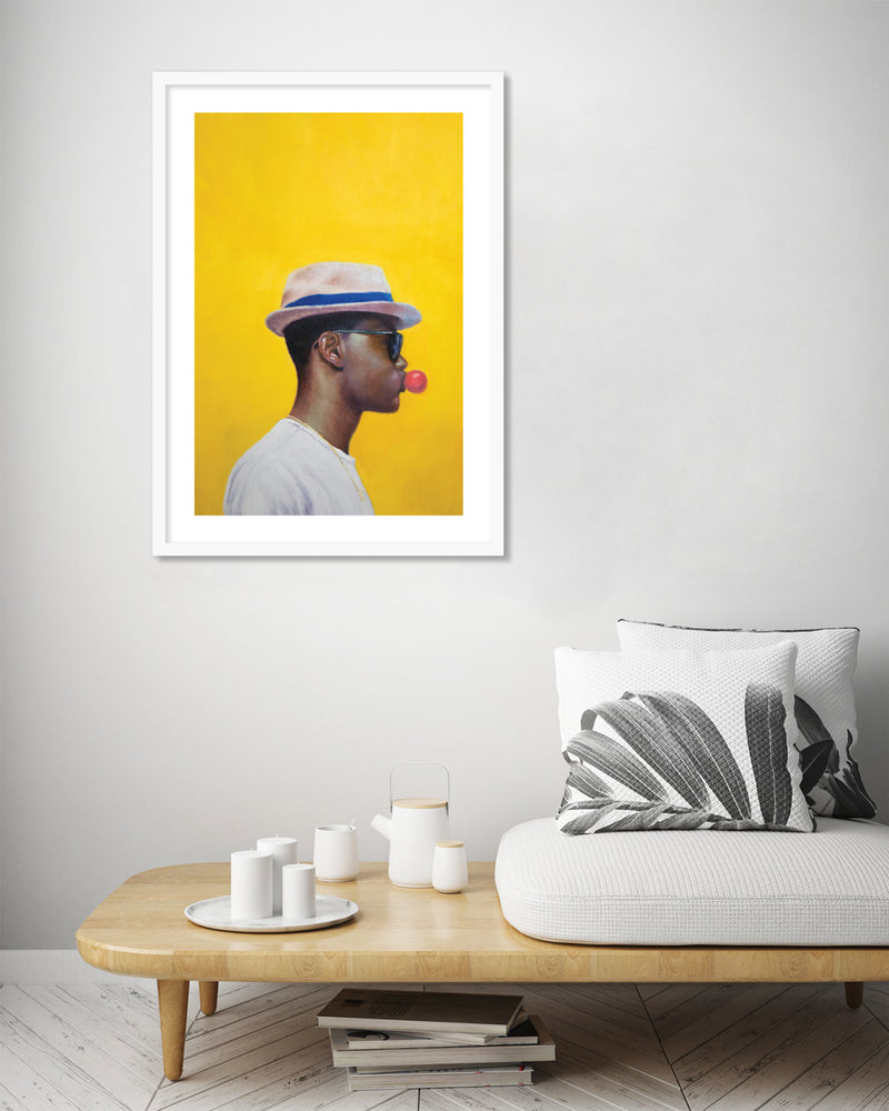 Rocksteady by Alexander Grahovsky - Popular Contemporary Art Prints - Mustard Colour Art - The Good Poster Company
