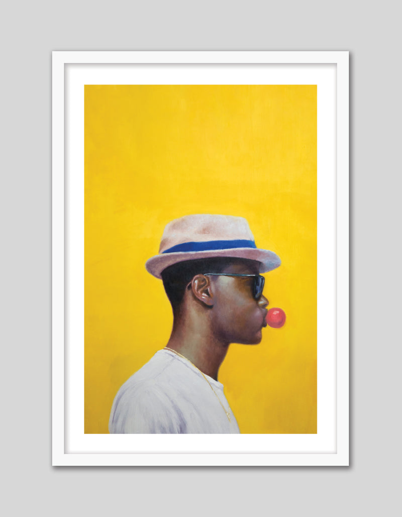 Rocksteady by Alexander Grahovsky - Popular Contemporary Art Prints - Mustard Colour Art - The Good Poster Company