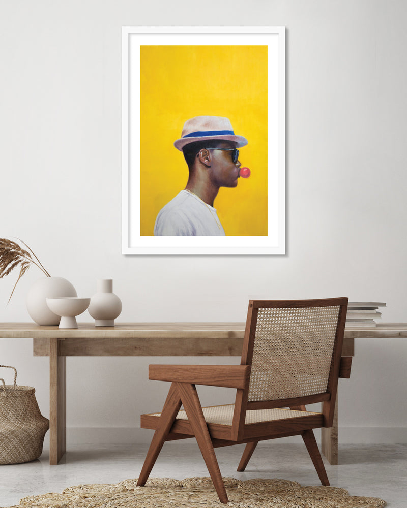 Rocksteady by Alexander Grahovsky - Popular Contemporary Art Prints - Mustard Colour Art - The Good Poster Company