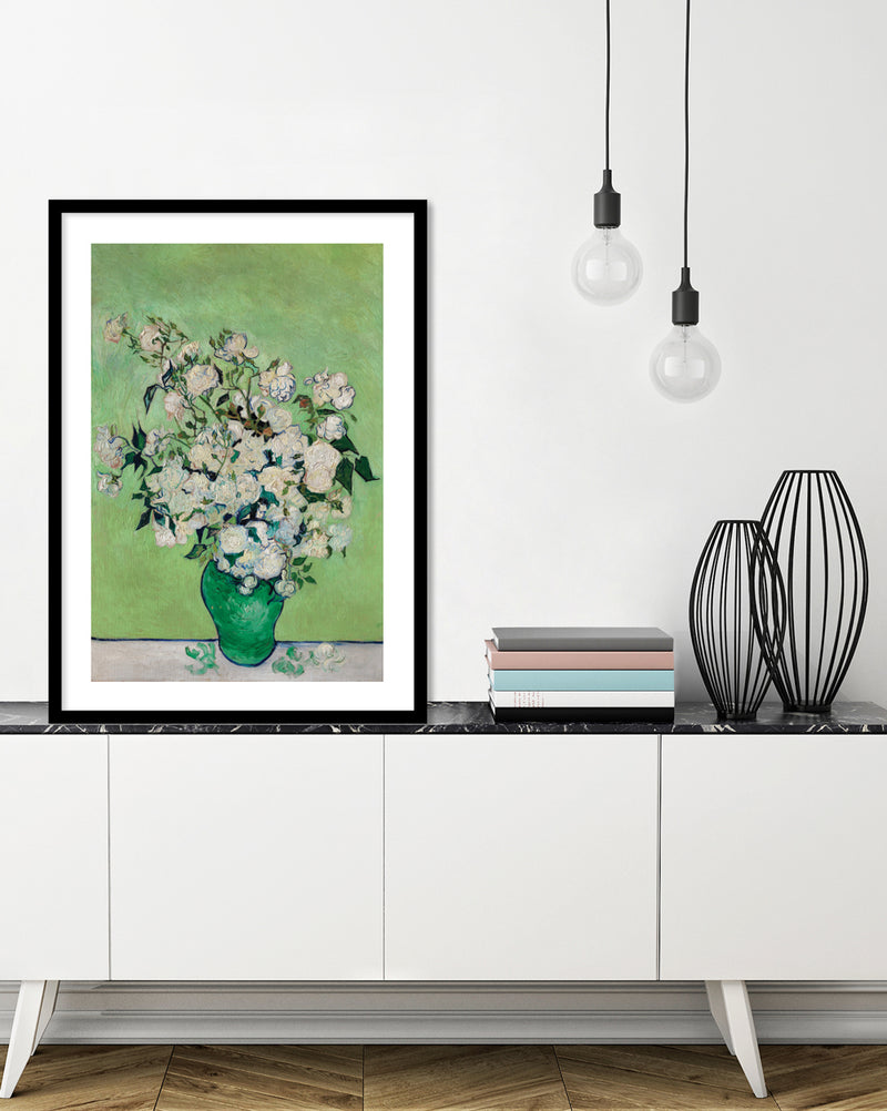 Roses by Vincent van Gogh - Vintage Floral Art Prints - van Gogh Artwork by The Good Poster Company