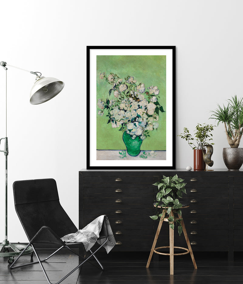 Roses by Vincent van Gogh - Vintage Floral Art Prints - van Gogh Artwork by The Good Poster Company