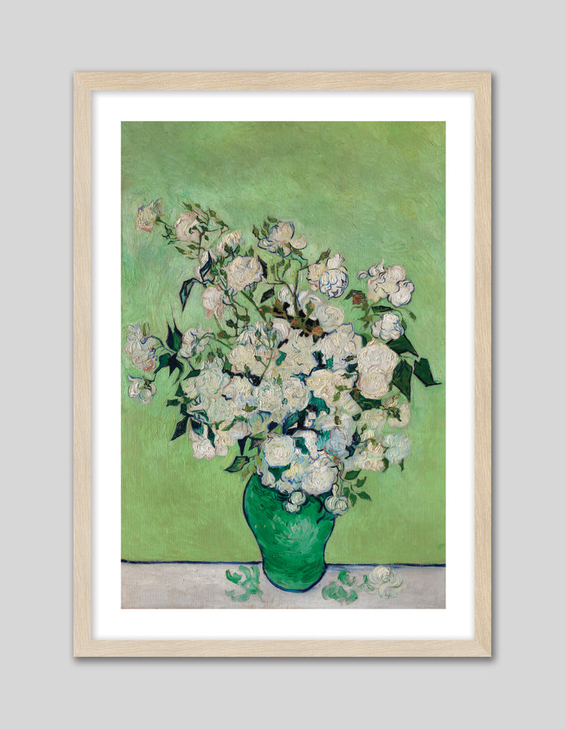 Roses by Vincent van Gogh - Vintage Floral Art Prints - van Gogh Artwork by The Good Poster Company