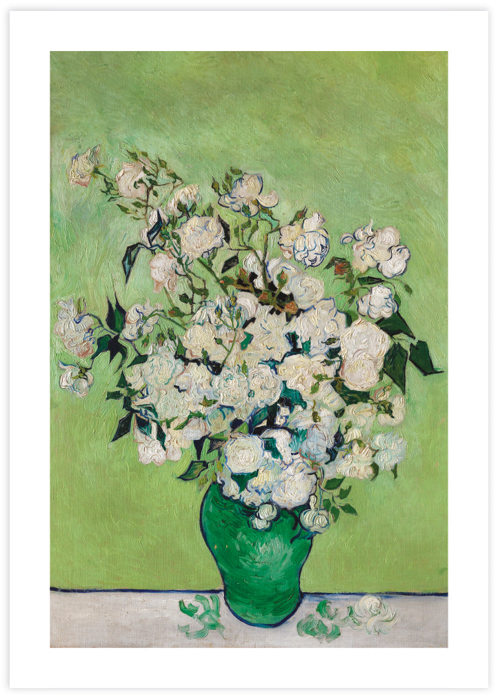 Roses by Vincent van Gogh - Vintage Floral Art Prints - van Gogh Artwork by The Good Poster Company