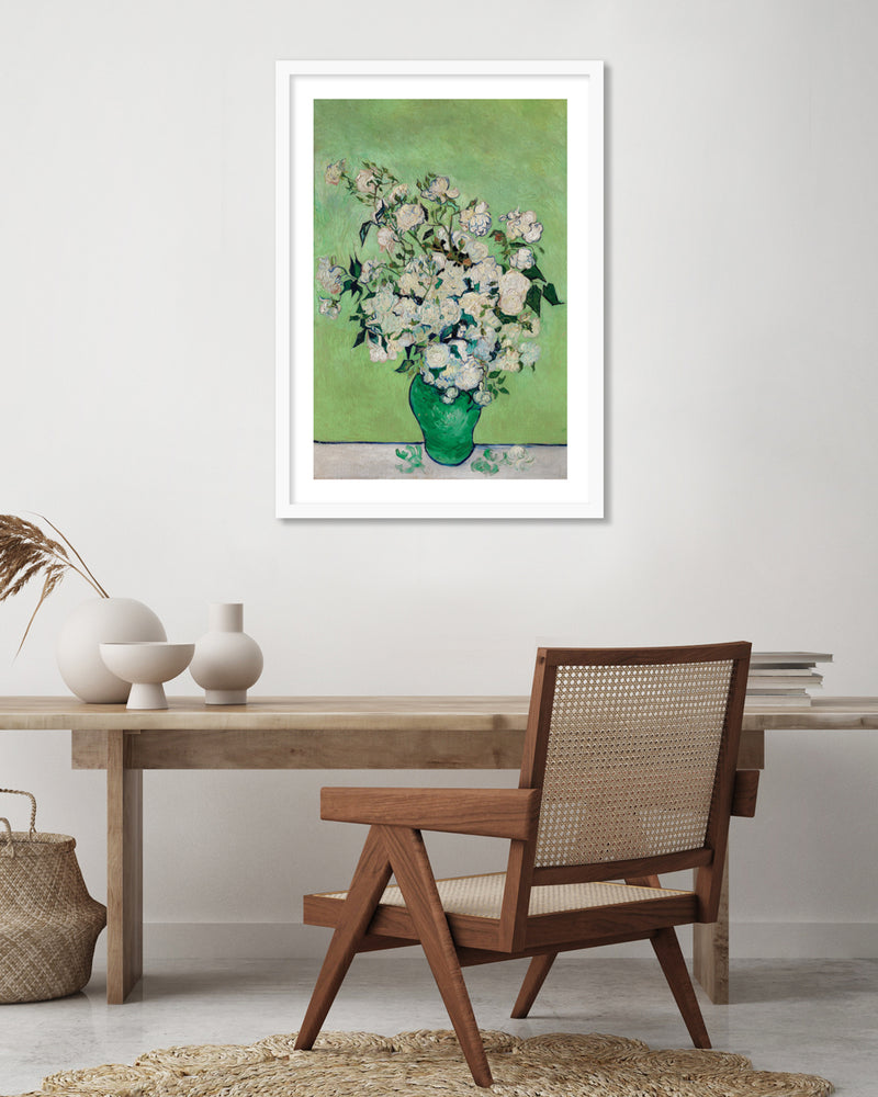 Roses by Vincent van Gogh - Vintage Floral Art Prints - van Gogh Artwork by The Good Poster Company