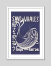 Save the Whales by Vint Lawrence - Vintage Advertising Poster - The Good Poster Company