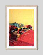Speed Artwork - Vintage Racing Car Illustration - Children's Bedroom Art - The Good Poster Company