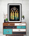 Stained Glass Window Art Print by Banksy - Street Art at The Good Poster Company