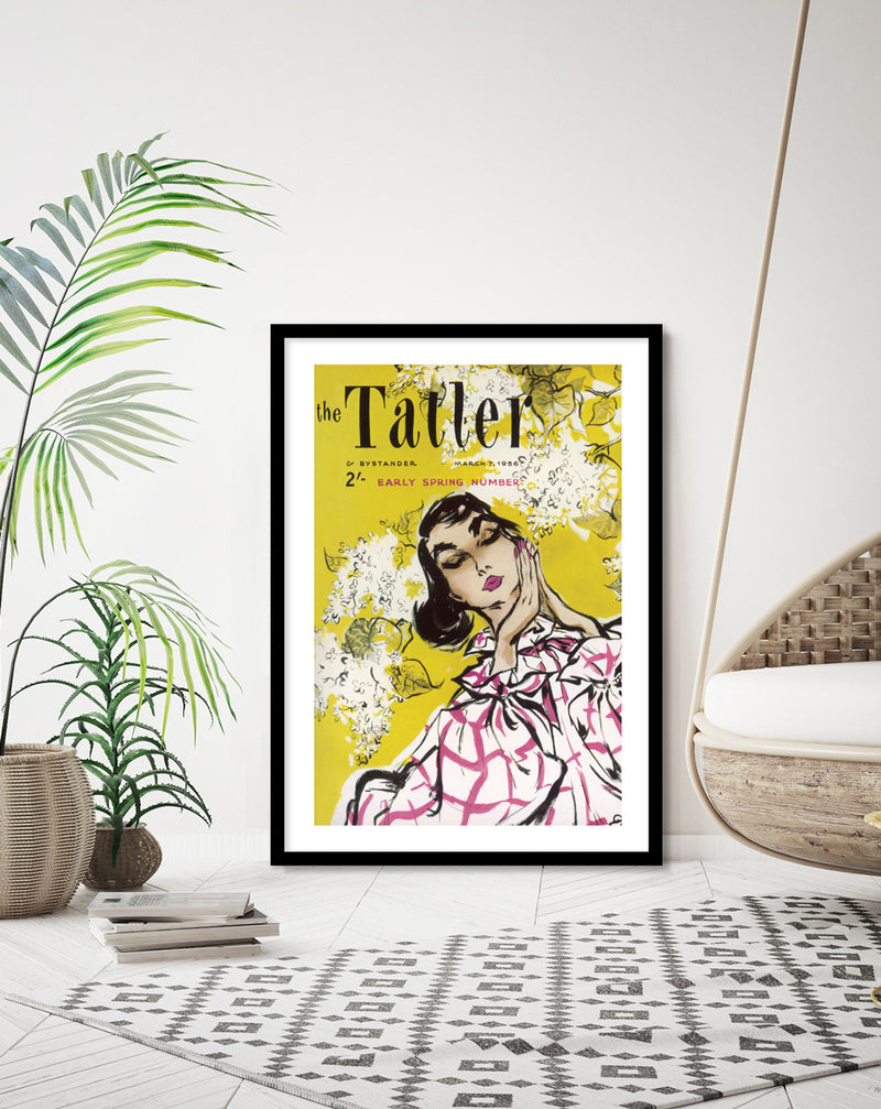 Tatler Early Spring Number Art Print - Vintage Fashion Artwork - The Good Poster Company