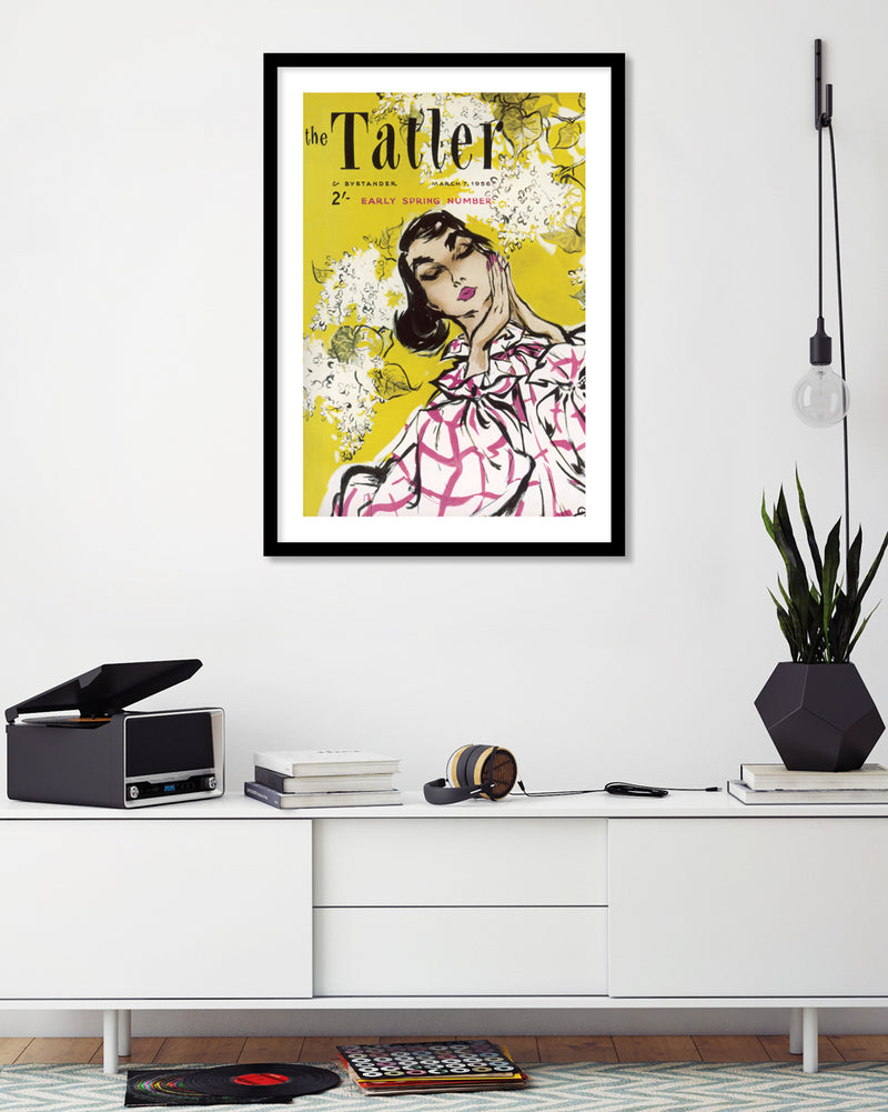 Tatler Early Spring Number Art Print - Vintage Fashion Artwork - The Good Poster Company