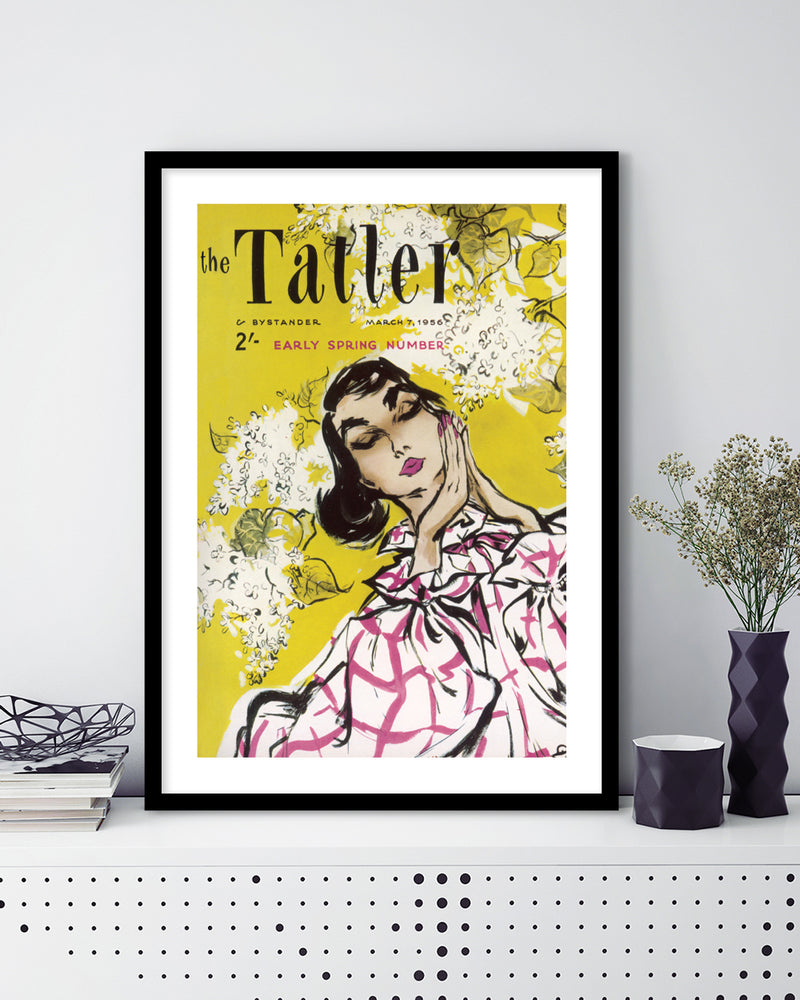 Tatler Early Spring Number Art Print - Vintage Fashion Artwork - The Good Poster Company