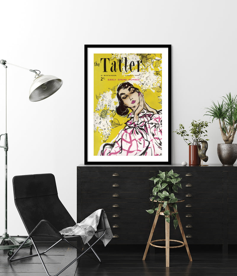 Tatler Early Spring Number Art Print - Vintage Fashion Artwork - The Good Poster Company