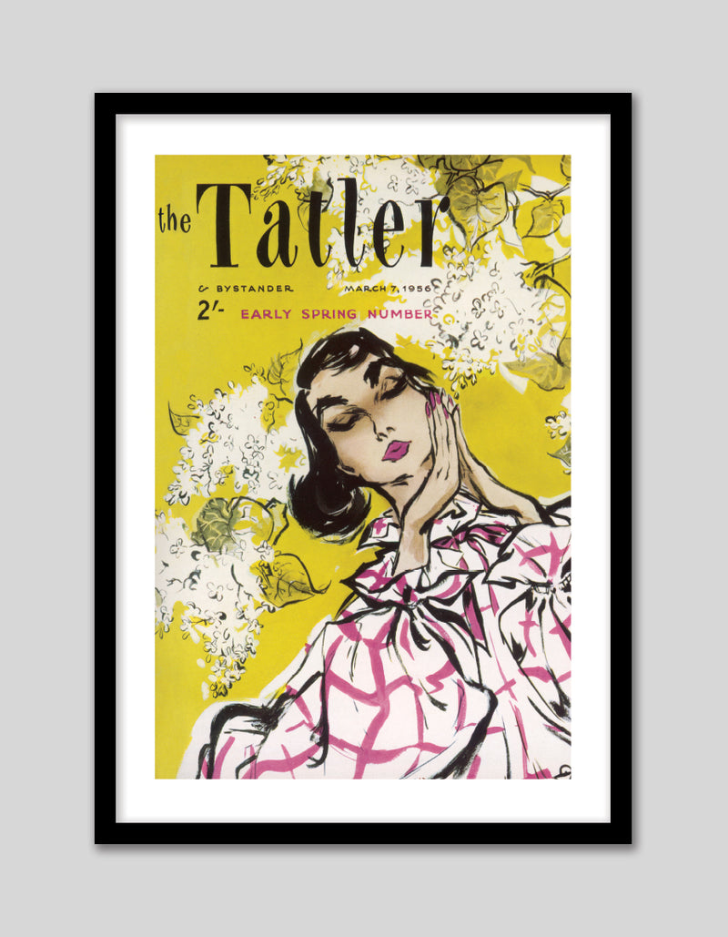 Tatler Early Spring Number Art Print - Vintage Fashion Artwork - The Good Poster Company