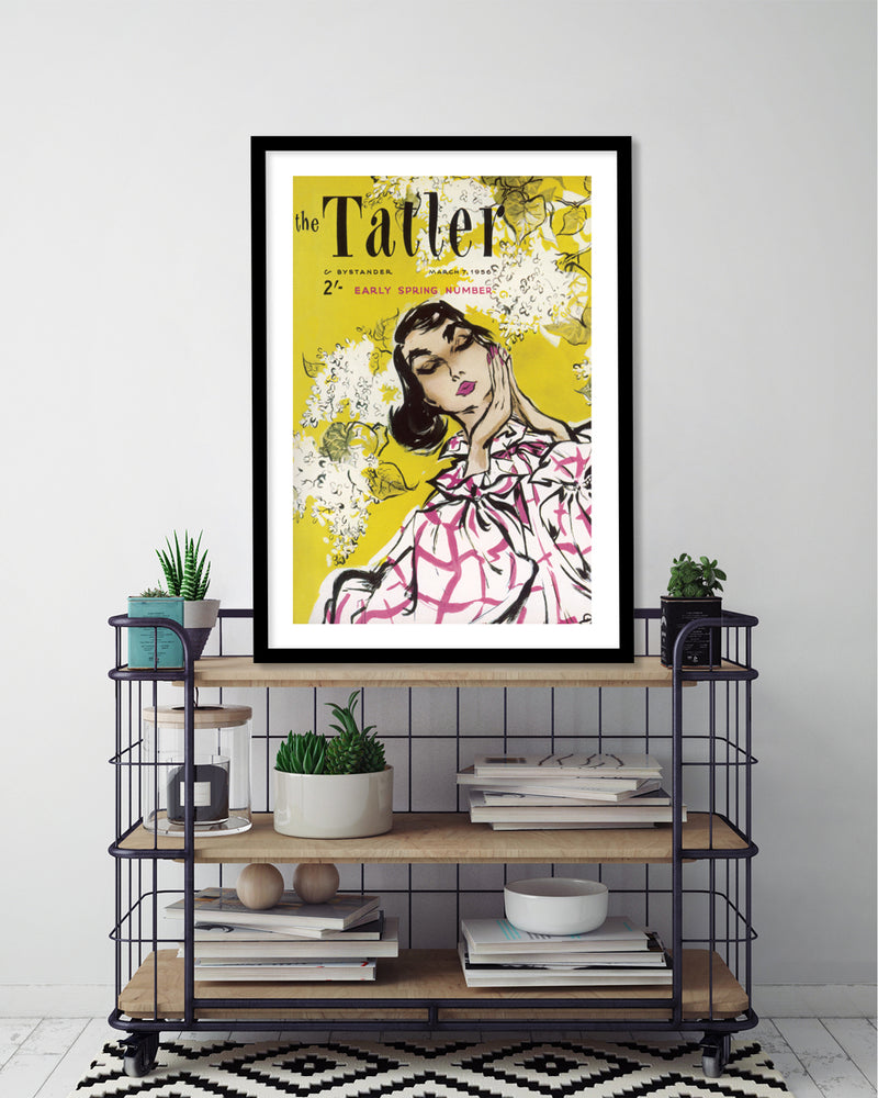 Tatler Early Spring Number Art Print - Vintage Fashion Artwork - The Good Poster Company