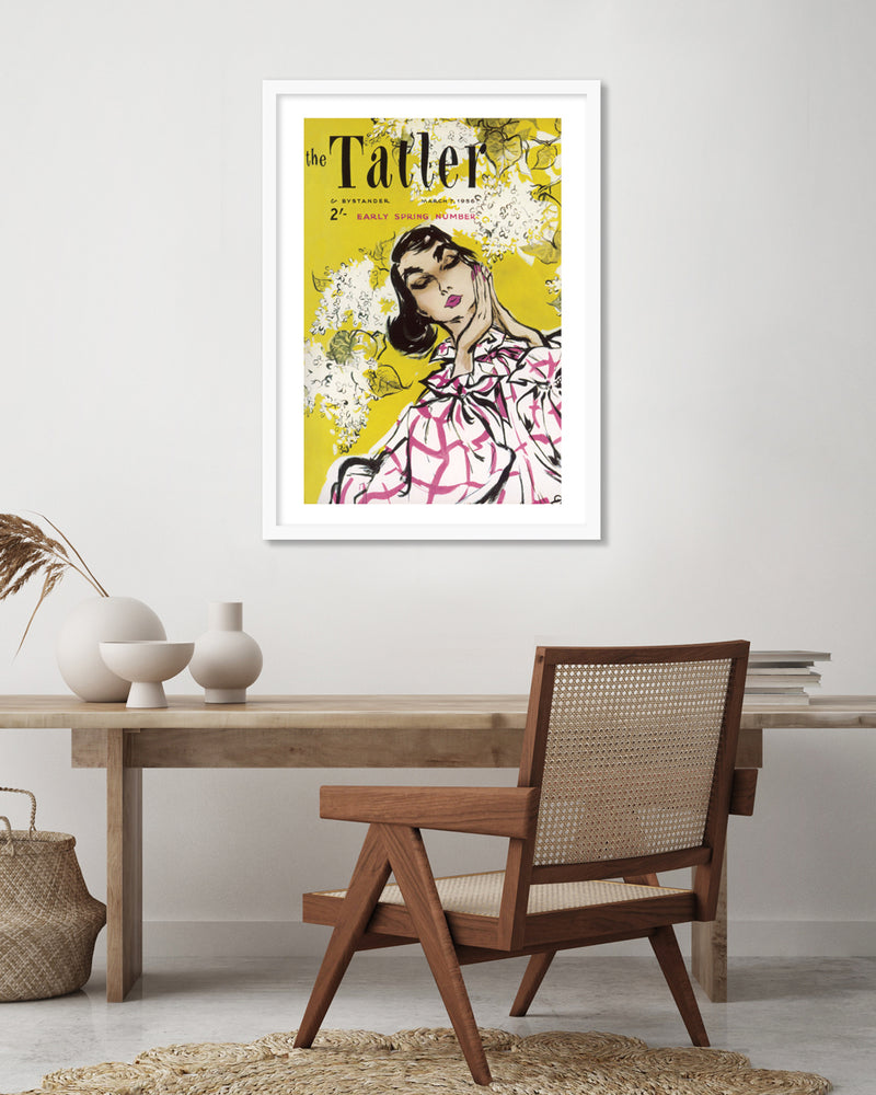 Tatler Early Spring Number Art Print - Vintage Fashion Artwork - The Good Poster Company