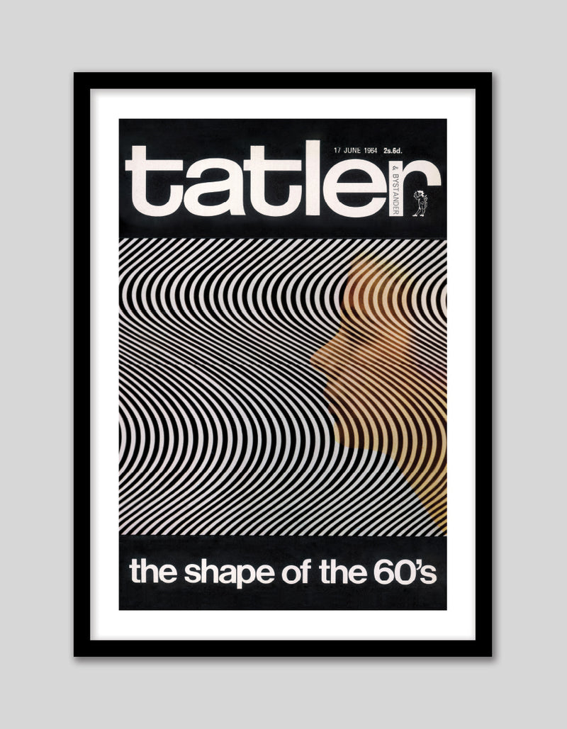 Tatler The Shape of the 60's Magazine Cover Art - Vintage Fashion Art Prints - The Good Poster Company