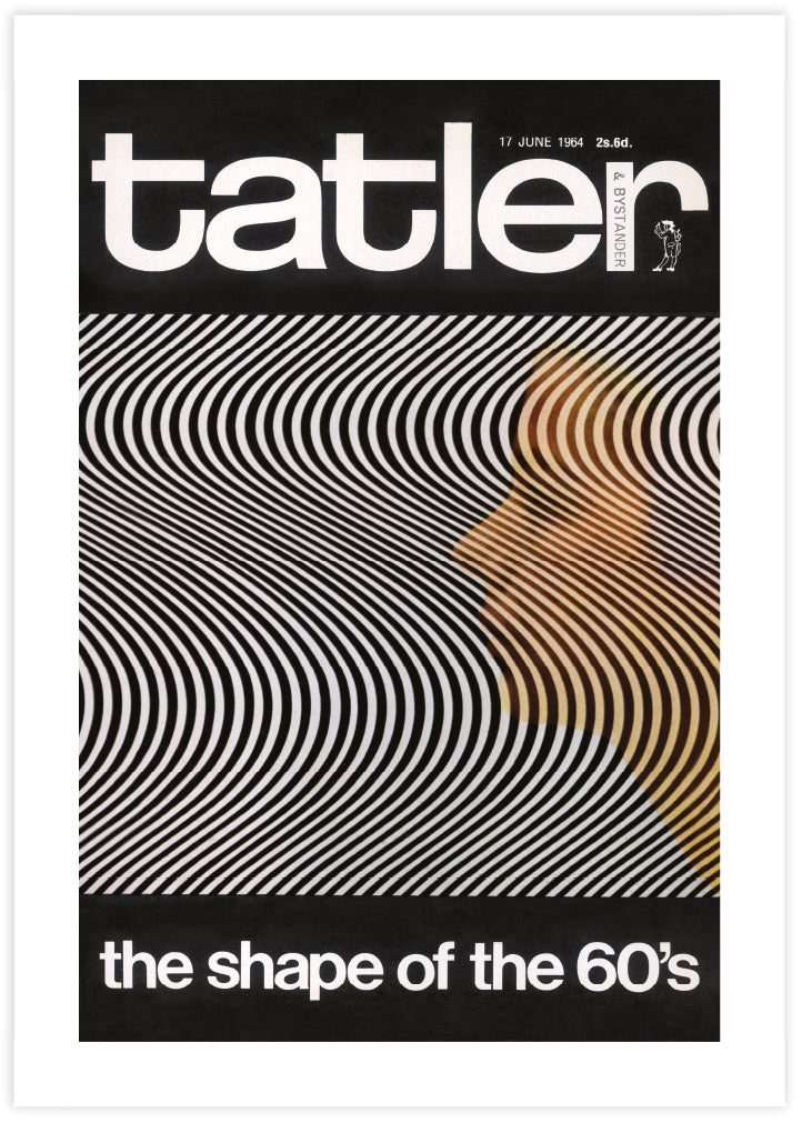 Tatler The Shape of the 60's Magazine Cover Art - Vintage Fashion Art Prints - The Good Poster Company