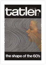 Tatler The Shape of the 60's Magazine Cover Art - Vintage Fashion Art Prints - The Good Poster Company