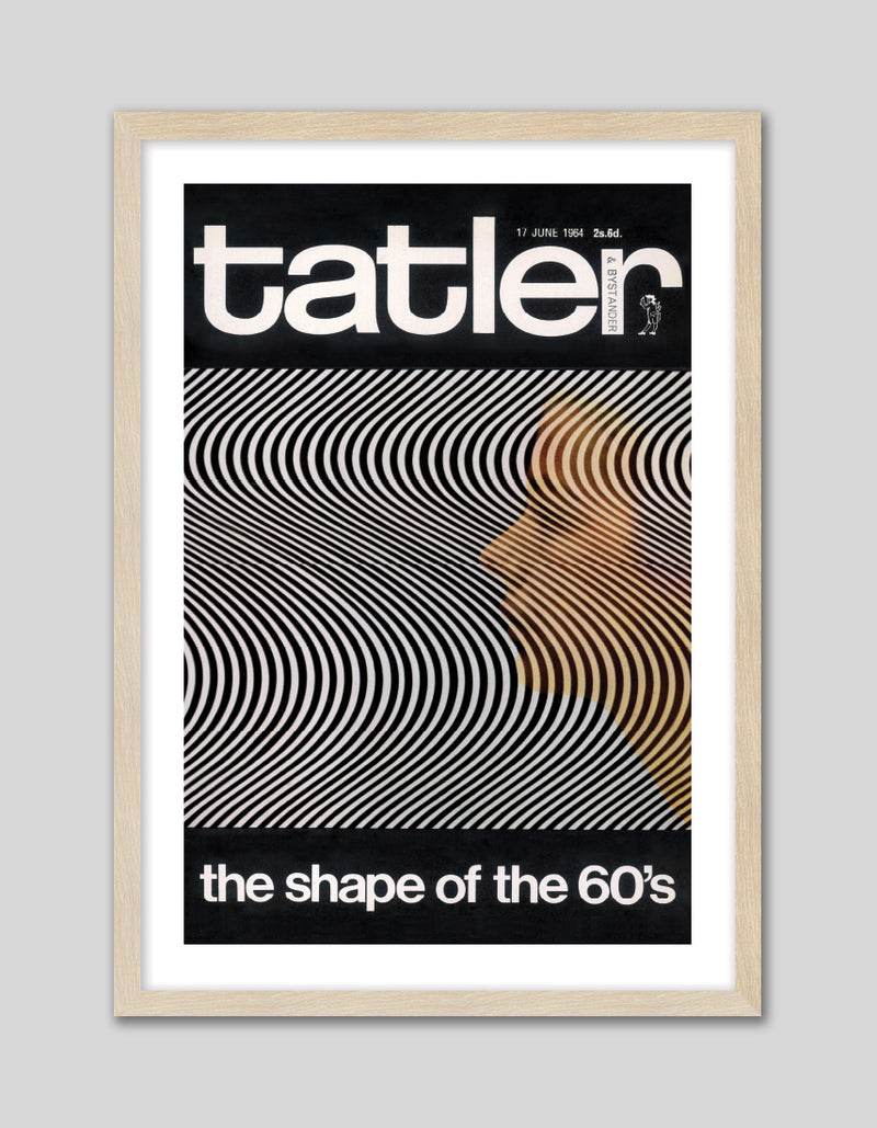 Tatler The Shape of the 60's Magazine Cover Art - Vintage Fashion Art Prints - The Good Poster Company