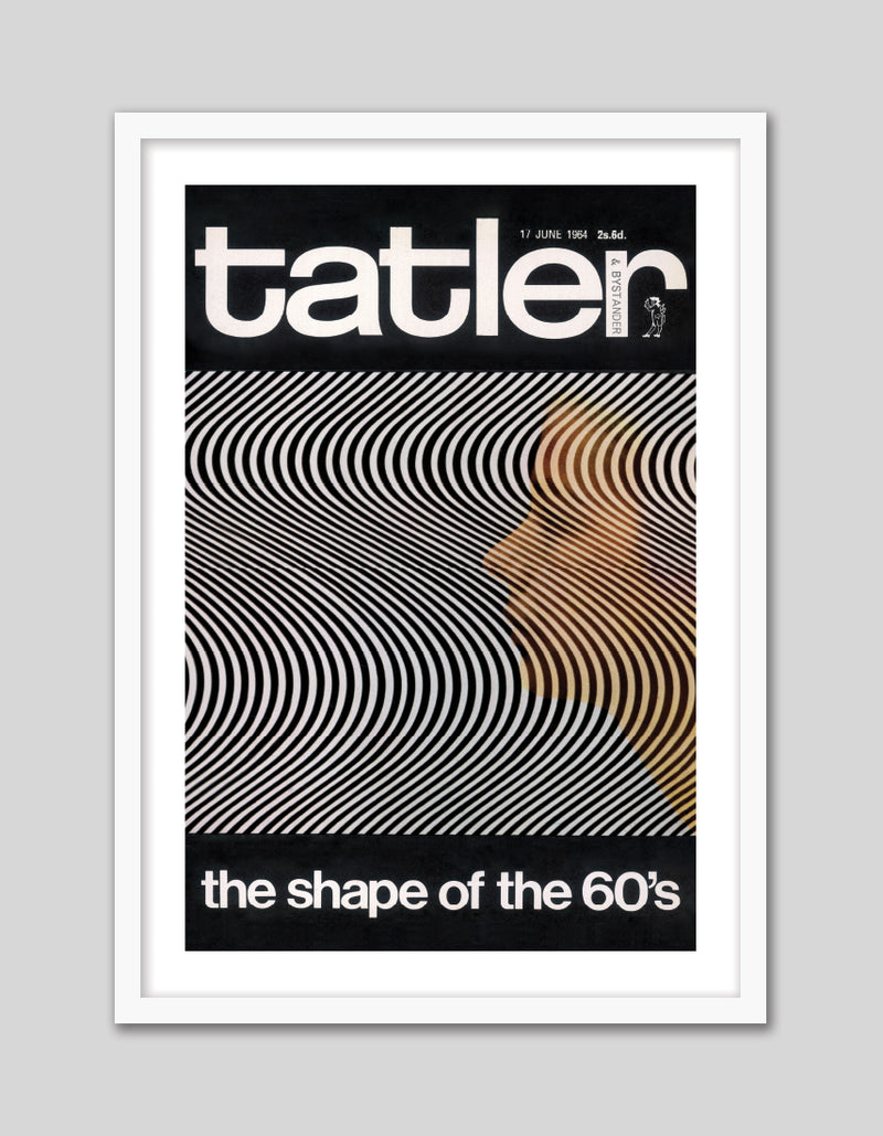Tatler The Shape of the 60's Magazine Cover Art - Vintage Fashion Art Prints - The Good Poster Company