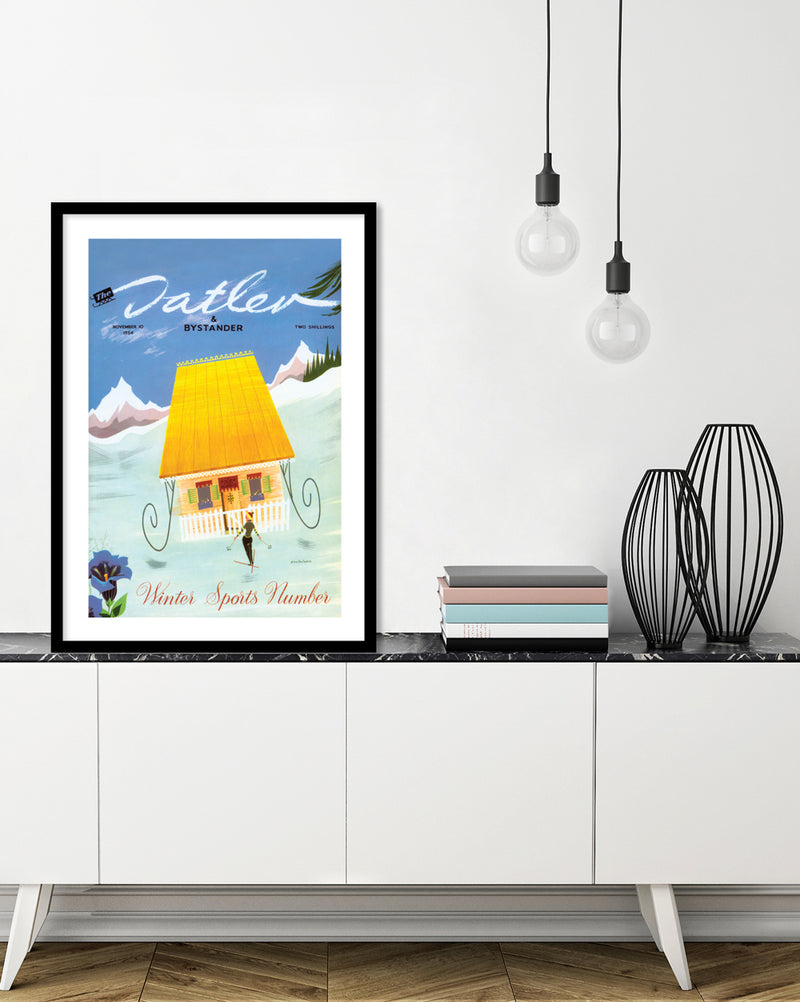 Tatler Sports Number Art Print - Vintage Artwork - Fashion Art Prints by The Good Poster Company
