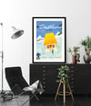 Tatler Sports Number Art Print - Vintage Artwork - Fashion Art Prints by The Good Poster Company