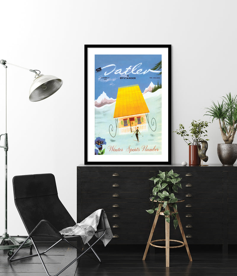 Tatler Sports Number Art Print - Vintage Artwork - Fashion Art Prints by The Good Poster Company